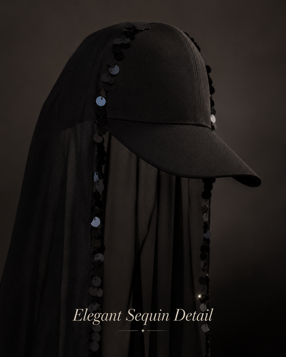 🧕 Elegant Girl Veil Cap