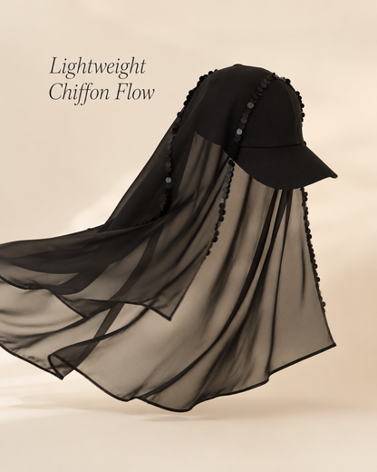 🧕 Elegant Girl Veil Cap