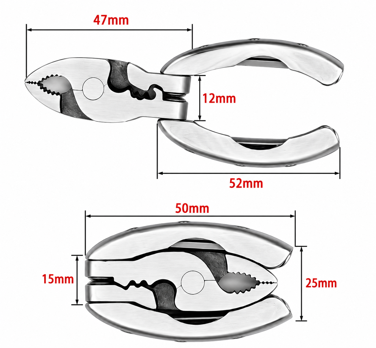 Mini Multifunctional 9-in-1 Keychain Multitool