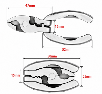Mini Multifunctional 9-in-1 Keychain Multitool