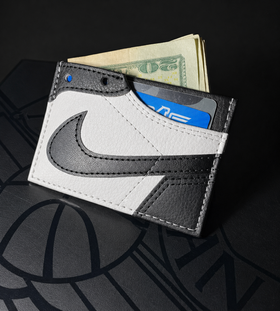 🔥 Premium Air Jordan Inspired Leather Card Holder Wallet
