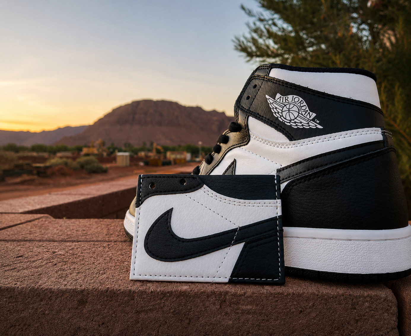 🔥 Premium Air Jordan Inspired Leather Card Holder Wallet