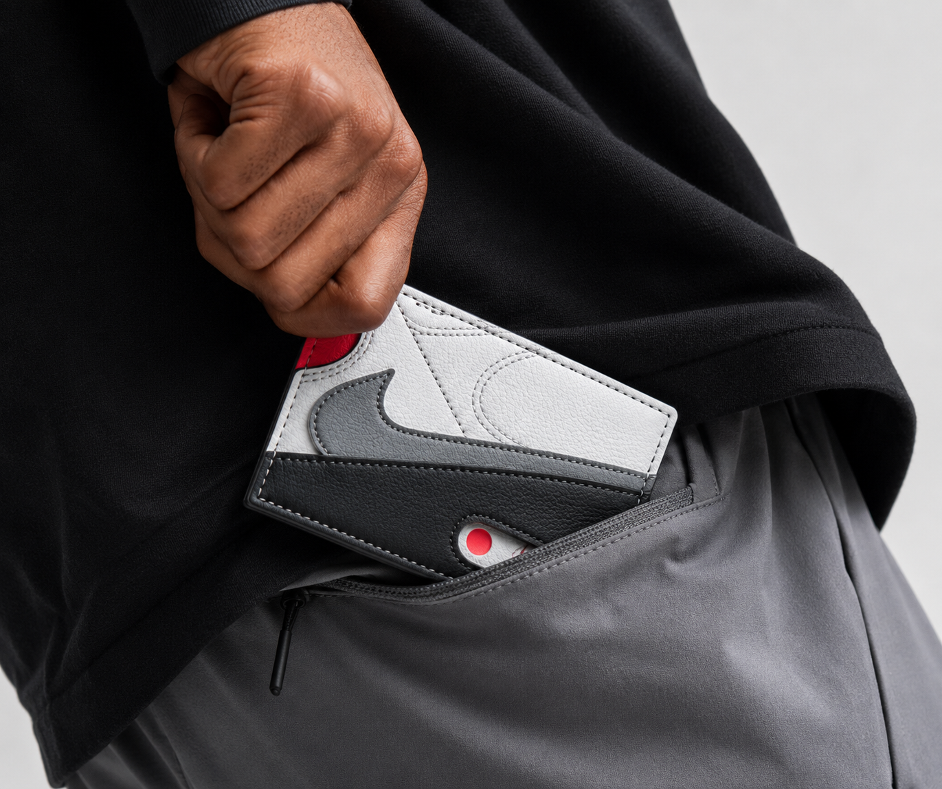 🔥 Premium Air Jordan Inspired Leather Card Holder Wallet