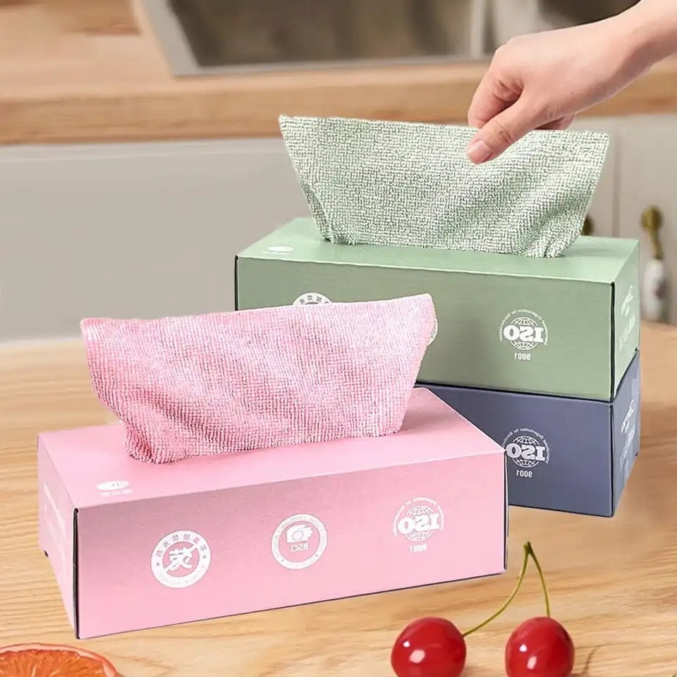Premium Disposable Cleaning Cloth Box