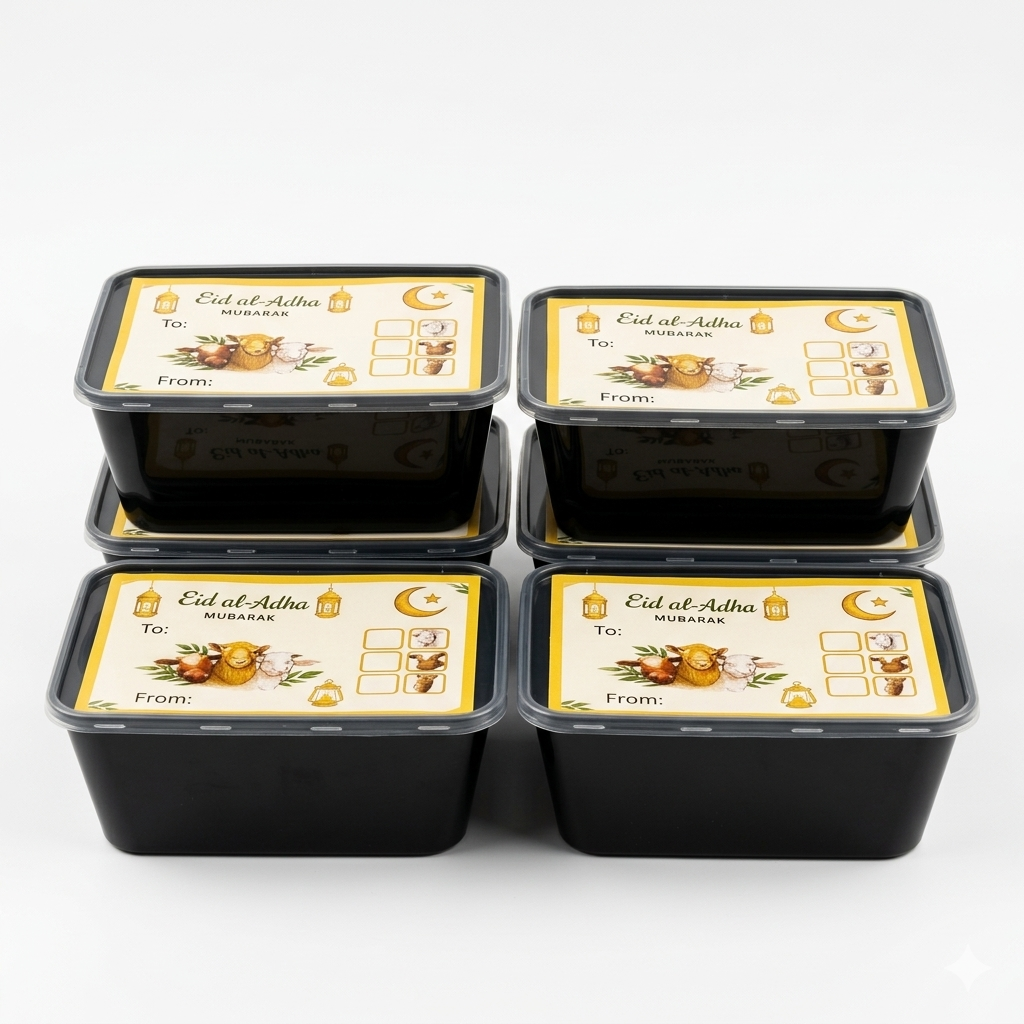 1Kg Meat Boxes 20 pcs | Upto 1kg Filling