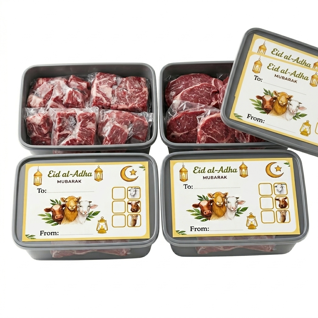 1Kg Meat Boxes 20 pcs | Upto 1kg Filling