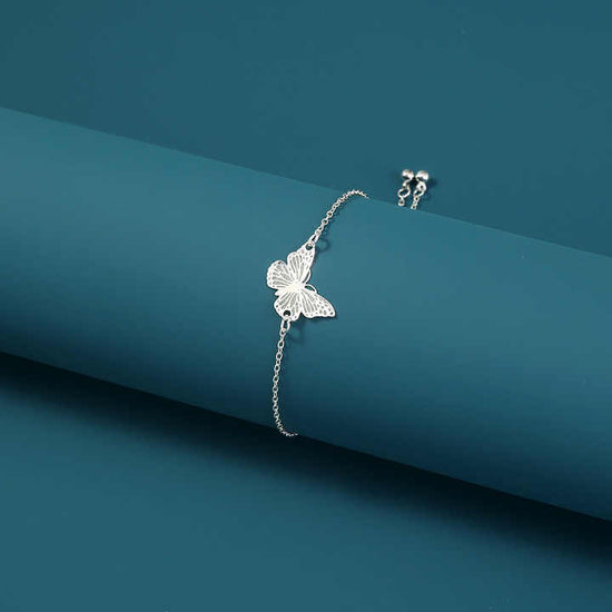 Butterfly Glowing Sterling Silver Necklace (PACK OF 2)