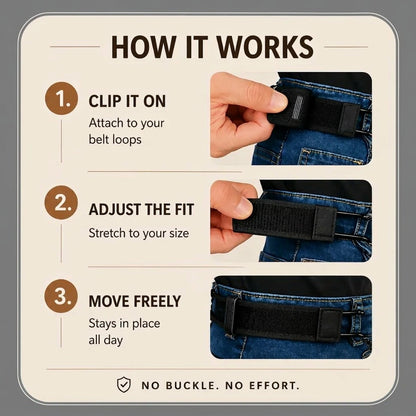 Unisex No-Buckle Belt