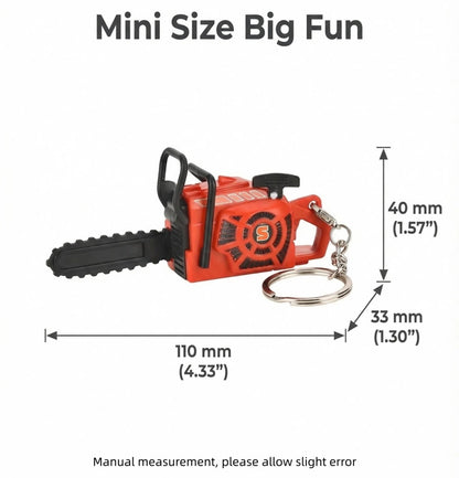 Mini Chainsaw Keychain – Realistic Sound