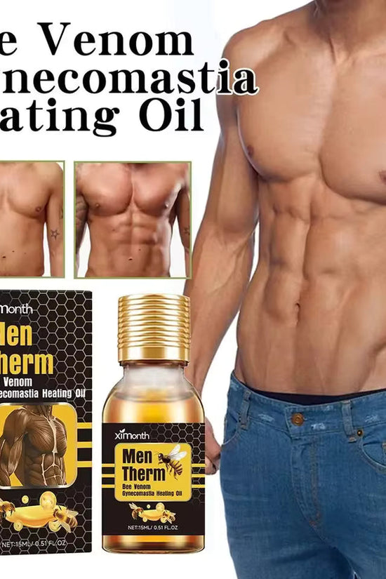 Men Therm Bee Venom Gynecomastia Heating Oil