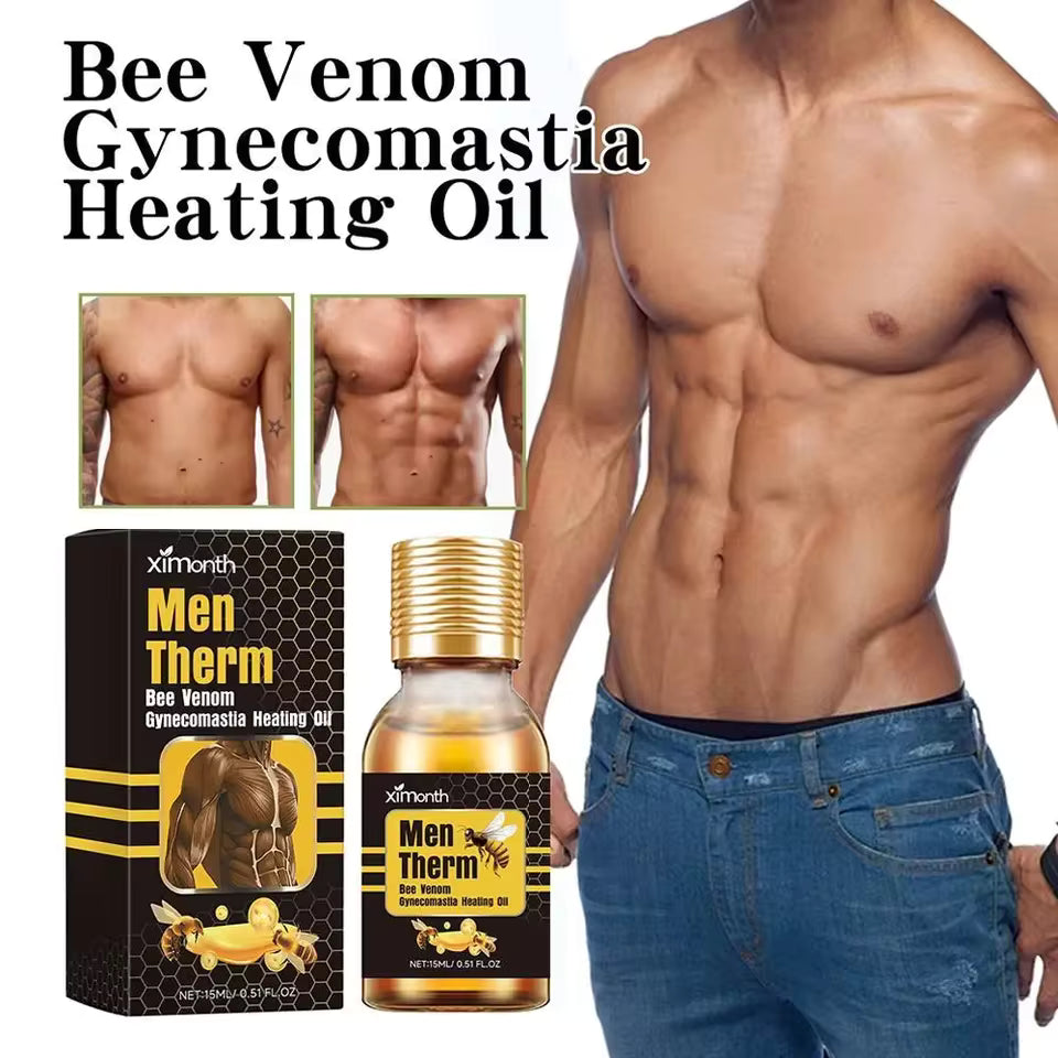 Men Therm Bee Venom Gynecomastia Heating Oil