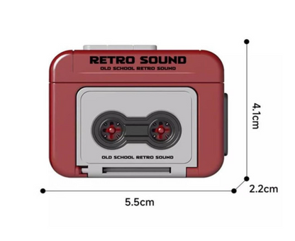 Retro Mini Voice Recorder Keychain ⭐⭐