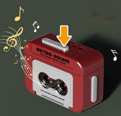 Retro Mini Voice Recorder Keychain ⭐⭐