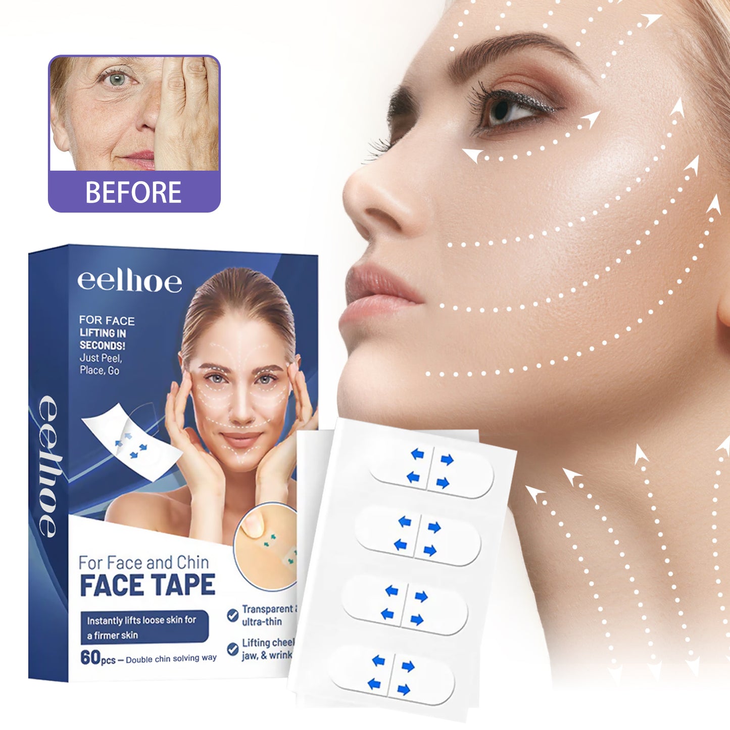 Invisible Face Lift Tape