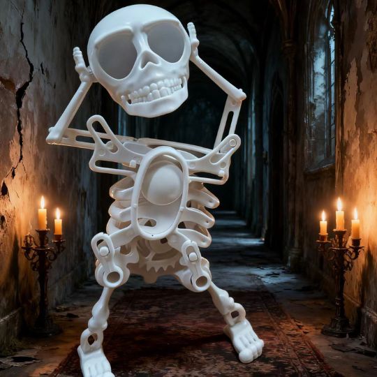 Dancing Skeleton Figure