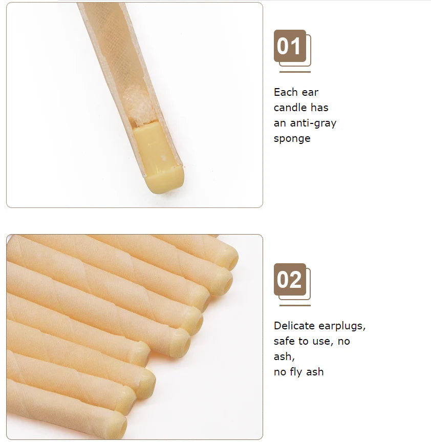 Natural Beeswax Ear Candle