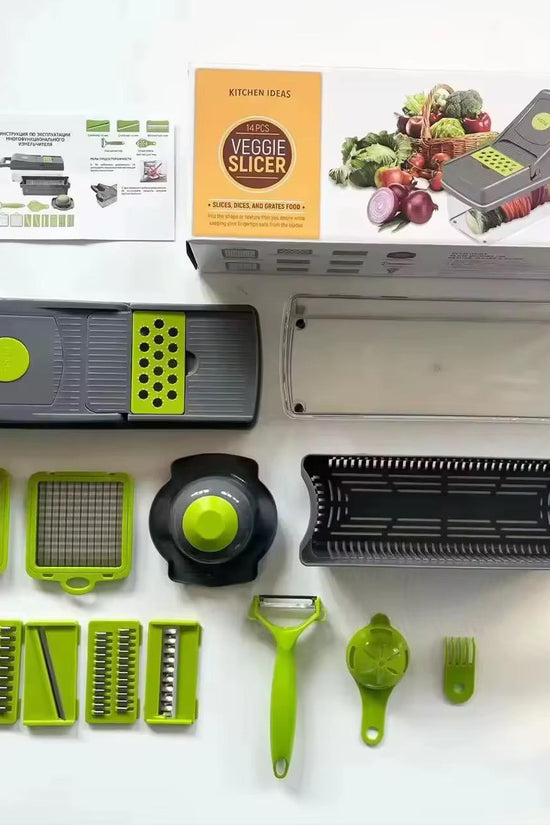 Multifunctional Vegetable Slicer Cutter & Shredder with Basket