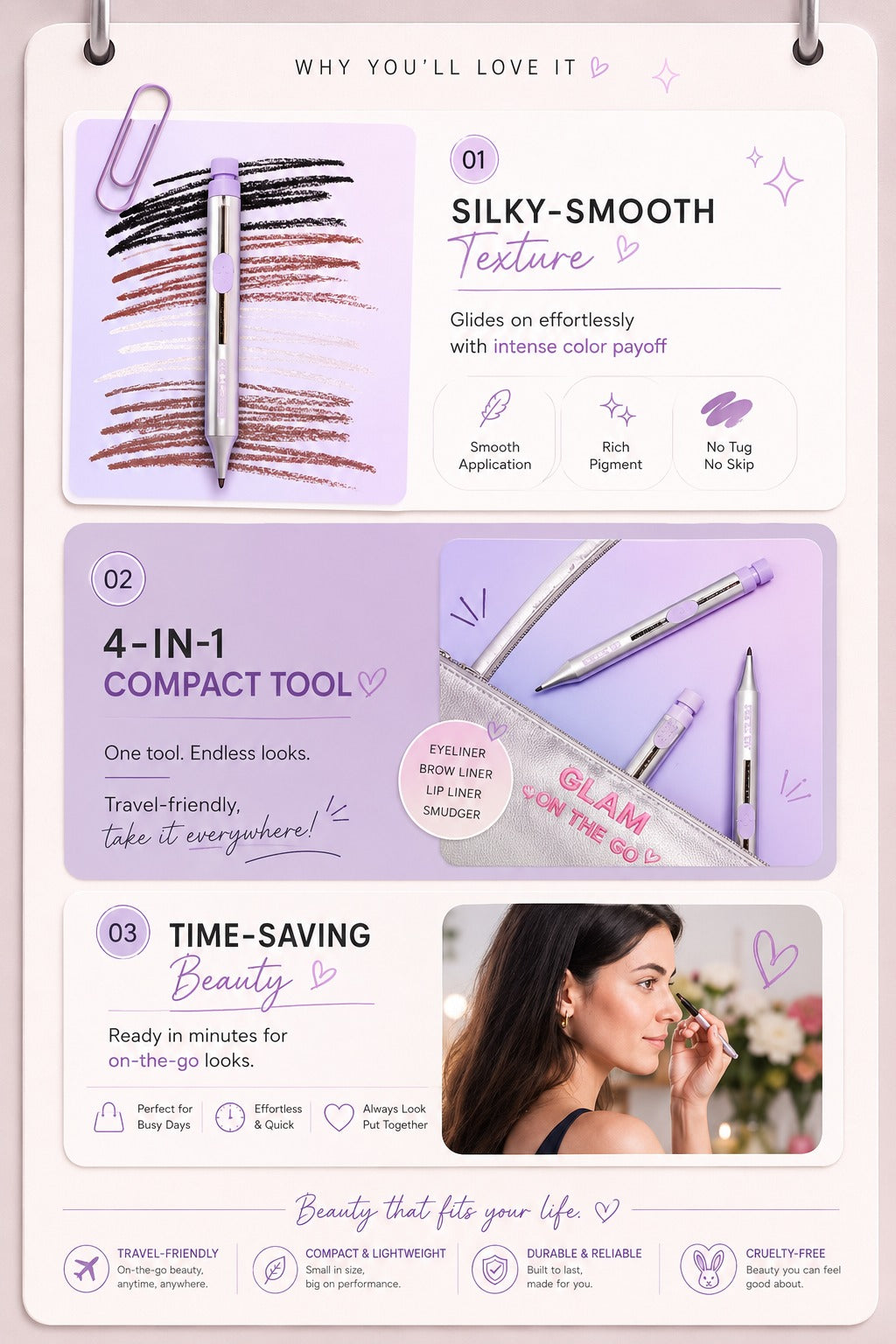 ⭐ Multi-Function Makeup Pen