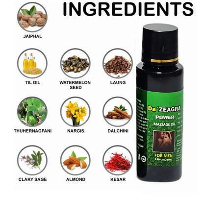 Da' ZEAGRA Power Massage Oil