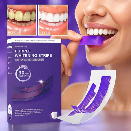 Purple Instant Teeth Whitening Strips