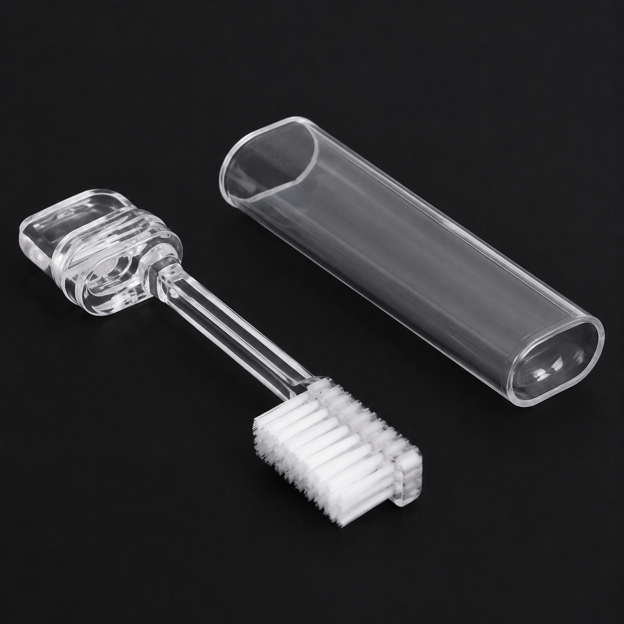 Portable Travel Toothbrush with Protective Case