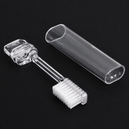 Portable Travel Toothbrush with Protective Case