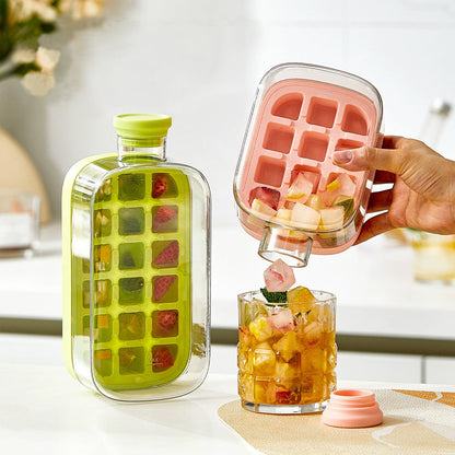 4-in-1 Ice Cube Maker with Storage Container