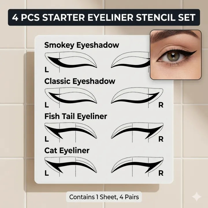 Eyeliner Stencil Stickers