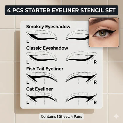 Eyeliner Stencil Stickers