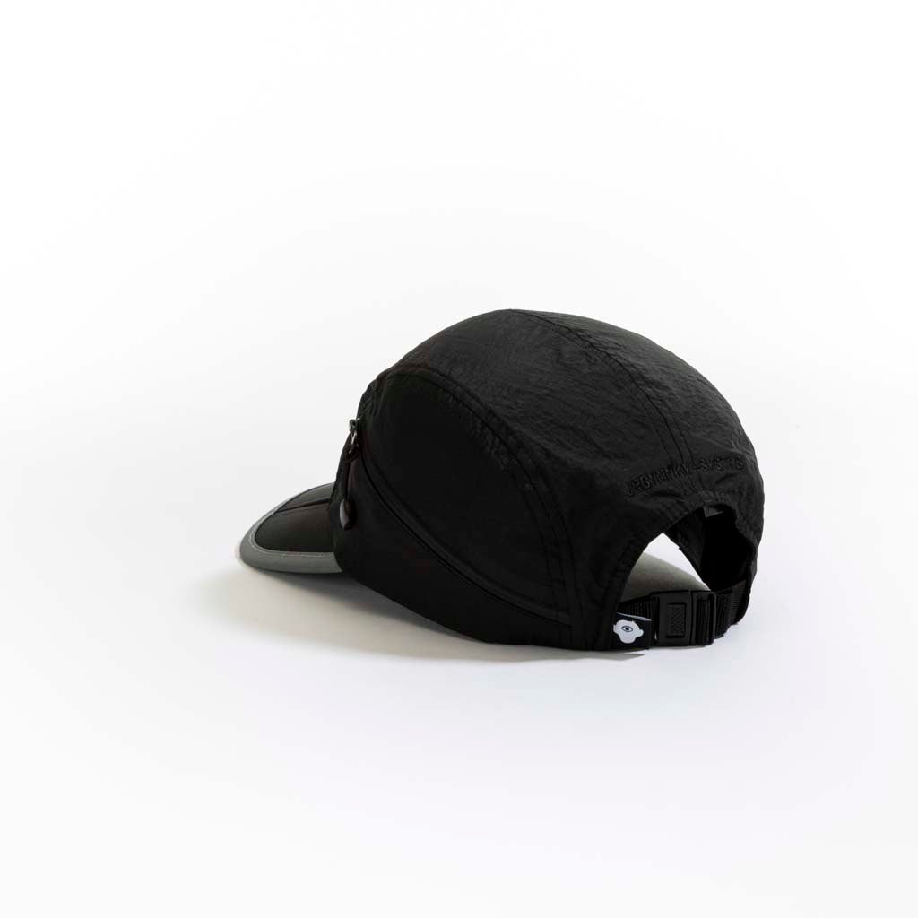 Foldable Camper Cap With Pocket // Black