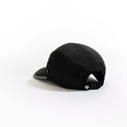 Foldable Camper Cap With Pocket // Black