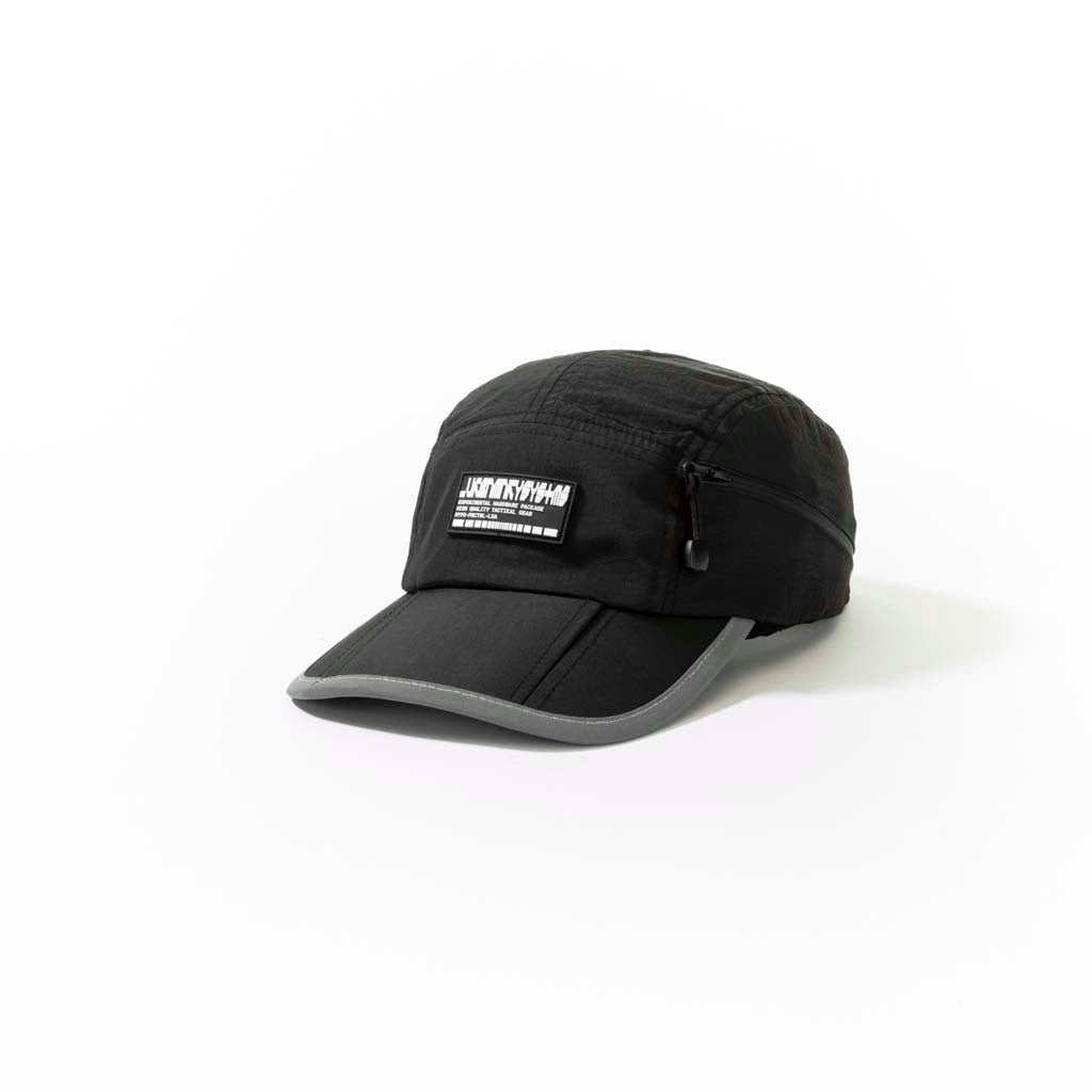 Foldable Camper Cap With Pocket // Black