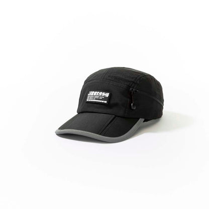 Foldable Camper Cap With Pocket // Black