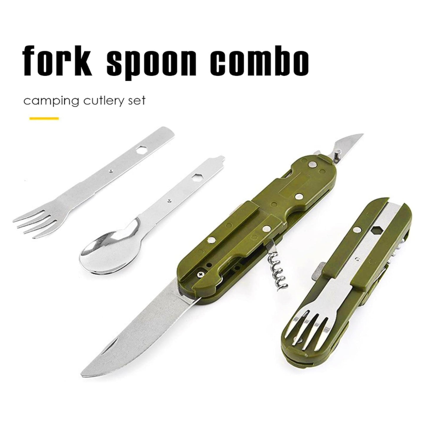 🥇 7-in-1 Camping Utensil Set ⭐