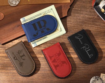 Premium Leather Money Clip Wallet