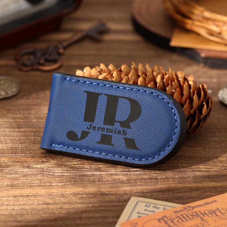 Premium Leather Money Clip Wallet