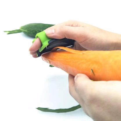 Durable Palm Peeler, Fruit Vegetable Hand Peeler, Blade Finger Grip Slicer