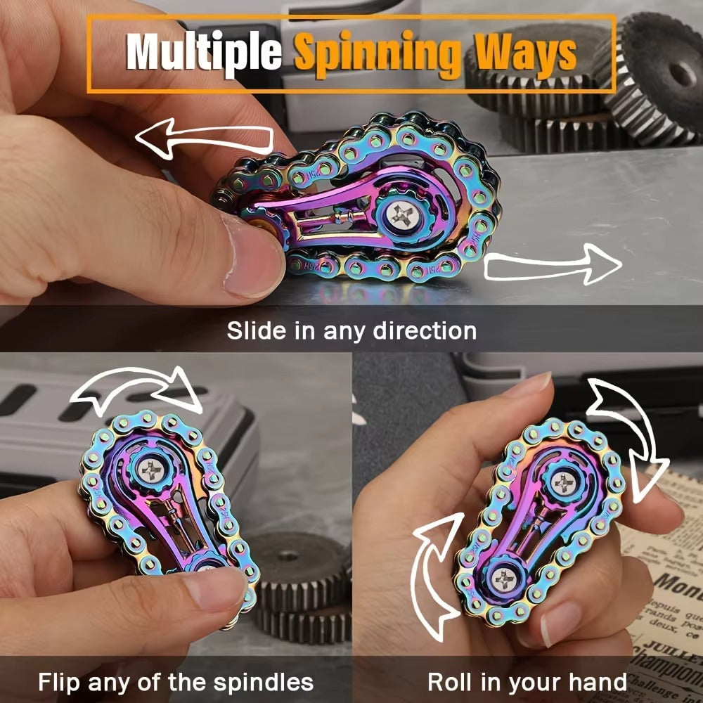 Metal Fidget Gear Spinner