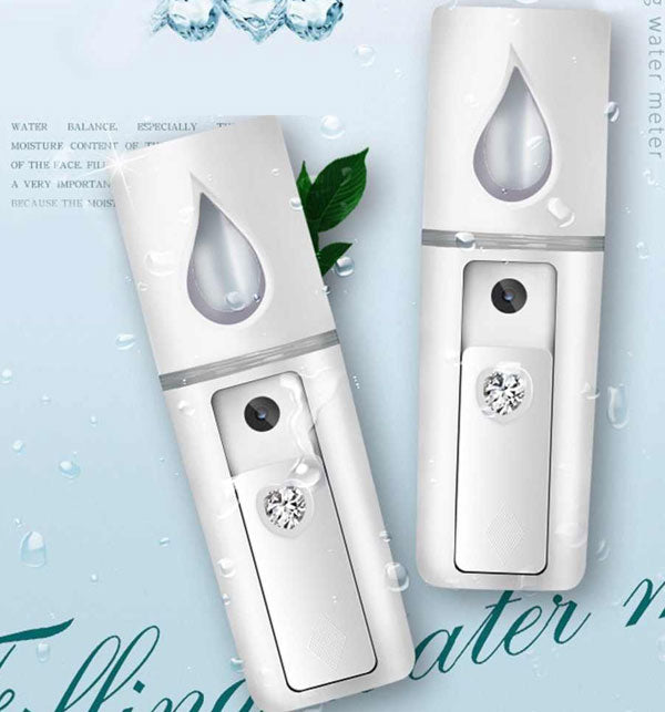 Nano Facial Mister Portable Mist Sprayer with Mini Mirror