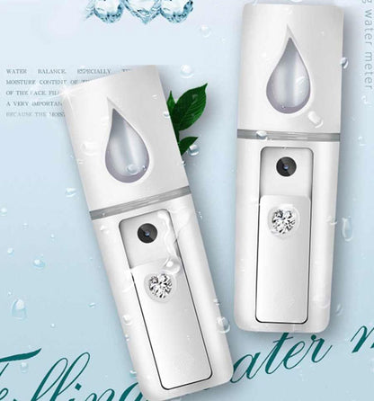 Nano Facial Mister Portable Mist Sprayer with Mini Mirror