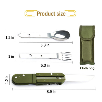 🥇 7-in-1 Camping Utensil Set ⭐