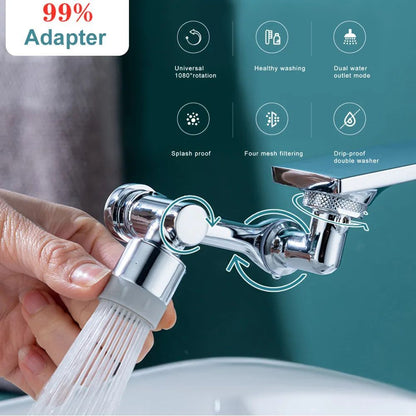 🥈 AquaFlex 1080° Faucet Extender