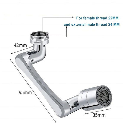 🥈 AquaFlex 1080° Faucet Extender